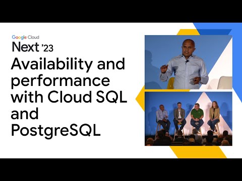 Video about availability and performance with Cloud SQL for PostgreSQL